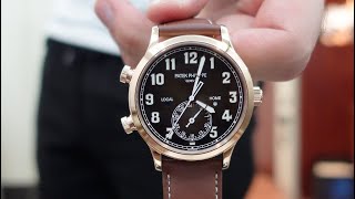 Patek Philippe 5524R Pilot Time Travel [upl. by Dalt]