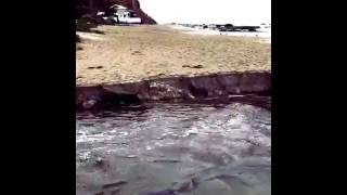 Time lapse of erosion at Crystal Cove State Park [upl. by Ezana]