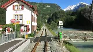 Bahnfahrt Meiringen  Innertkirchen [upl. by Ytirehc]