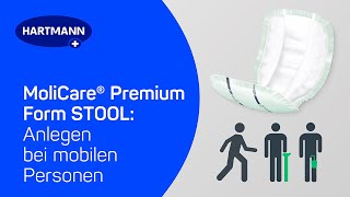 Selbstständiges Anlegen der MoliCare® Premium Form STOOL bei Stuhlinkontinenz [upl. by Horvitz]