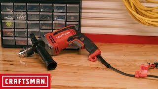 CRAFTSMAN 70 AMP 12in Corded Hammer Drill  Tool Overview [upl. by Pate]