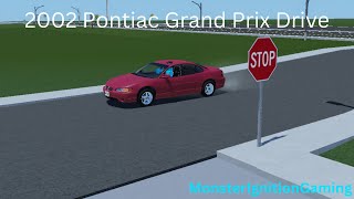 2002 Pontiac Grand Prix Drive Central Kansas Roleplay Roblox [upl. by Oniuqa]