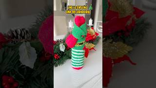 Decora las botellitas con calcetines 🤗 hacks lifehacks ideas losabias homedecor navidad [upl. by Leontina]