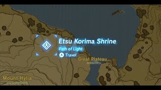 Ex The Champions Ballad Etsu Korima Shrine Part  Quest  Zelda BOTW [upl. by Darice]