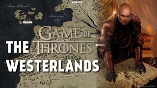 the Westerlands  Map Detailed Game of Thrones [upl. by Elbon]