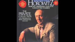 V Horowitz  Prelude No 16 in B flat minor Op 38 D Kabalevsky 1947 [upl. by Tteltrab]