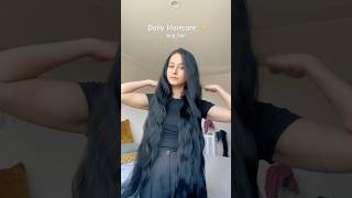 Everyday Hair Care Routine For Long Hair ✨🌸 haircare hairstyle longhair haircareroutine [upl. by Andrus663]