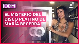 😱 MISTERIO con el DISCO DE PLATINO de María Becerra Lo perdieron lo encontraron y NO LO BUSCARON [upl. by Althea]