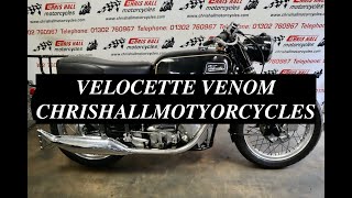 1966 Velocette Venom Clubman for sale chrishallmotorcycles Doncaster [upl. by Ennaeirrac]