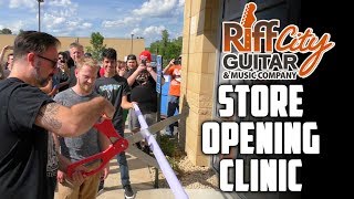 Rob Chapman and Dave Hollingworth Clinic  Riff City Guitar Store Opening [upl. by Anot]