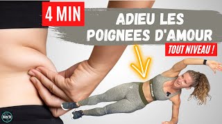 8 EXERCICES EFFICACES POUR PERDRE SES POIGNEES DAMOUR ET ELIMINER SA BOUÉE ABDOMINALE EN 4 MINUTES [upl. by Lilhak]