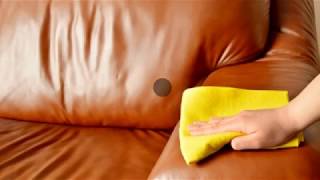 How to remove water strains from Leather Furniture [upl. by Sipple]