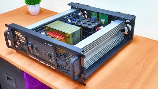 Build a High Power Amplifier Using 40 Transistors  2SC2922 amp 2SA1216 with N9000 BOX cbzproject [upl. by Jeniece]