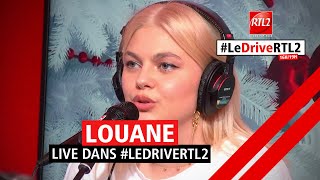 Louane interprète quotTornadequot en live dans LeDriveRTL2 131221 [upl. by Licec]