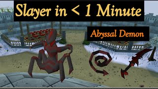 OSRS Abyssal Demons Speed Slay Ranged [upl. by Kessler625]