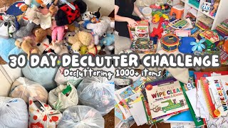 30 DAY DECLUTTER CHALLENGE 2023 ✨ DECLUTTERING 1000 ITEMS KONMARI DECLUTTER  MINIMALISM PART 2 [upl. by Retrac]