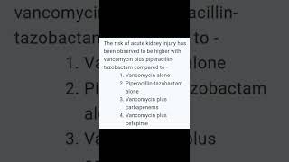 Avoid vancomycin  piperacillintazobactam icu antibiotics sepsis criticalcaremedicine aki [upl. by Narik]