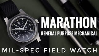 Marathon General Purpose Mechanical  MILSPEC Field Watch [upl. by Retsek]