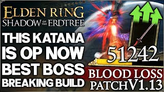 Shadow of the Erdtree  This Weapon  INSANE Now  Best INFINITE Bleed Build Guide  Elden Ring DLC [upl. by Beka]