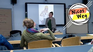 Deutsch lernen B1  Nicos Weg  Folge 36 Berufe an der Schule [upl. by Pyszka236]