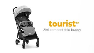 Joie tourist™  Lightweight amp Compact Pushchair With OneHand Fold [upl. by Hauhsoj616]