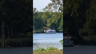 River boat leaving the Blennerhassett island [upl. by Oigimer]