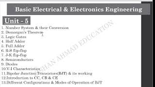 Electronics Engineering  Basic Electrical Engineering  BEEE RGPV Btech 1st Year [upl. by Ymmaj]