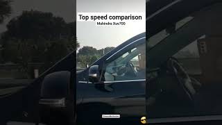 XUV 700 vs Harrier Facelift top speed xuv700 mahindra autopilot tata harrier harrierfacelift [upl. by Araeic]