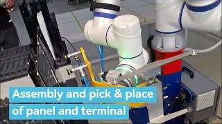 Elite Robots CS Series  Assembly and pick amp place  Video intercom devices plant [upl. by Ebner270]