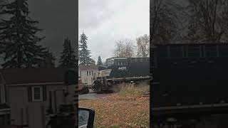 NS 260 going Kendallville Indiana trending nsrailfans fyp train shorts [upl. by Eirrej829]