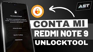 DESBLOQUEIO CONTA MI REDMI NOTE 9 SEMI DEFINITIVO BIA UNLOCKTOOL [upl. by Kirst]