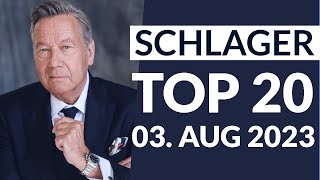 Schlager Charts Top 20  03 August 2023 [upl. by Adahsar]