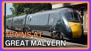 TRAINS at GREAT MALVERN Cotswold Line  07062024 [upl. by Nethsa]