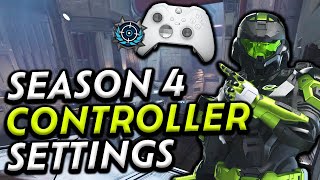 BEST CONTROLLER SETTINGS FOR SEASON 4 OF HALO INFINITE [upl. by Aiker]