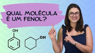 QUÍMICA  Qual molécula é um fenol [upl. by Auqinimod763]