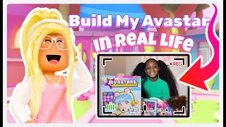 UNBOXING MY AVASTARS ROBLOX DOLL ASMRNEW DOLLDRESSING BUILDHER IN REAL LIFE [upl. by Malilliw]