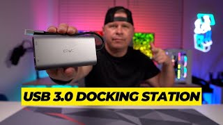 JESWO USB 30 Laptop Docking Station Review [upl. by Aneek]