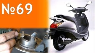 Новый форматремонт Honda Lead af48вариаторэлектрикашиномонтаж [upl. by Adyeren479]