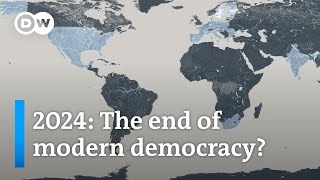 The biggest electoral year in history Will democracy survive 2024  DW News [upl. by Gilba]