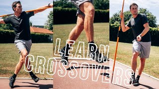 How to throw the javelin  6  Learning crossovers [upl. by Nnitsuj]