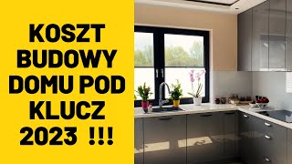 Ile kosztowała budowa domu parterowego 94m2  Koszt budowy domu pod klucz 2023 [upl. by Milena]