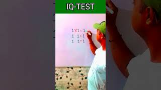 IQTEST shorts education short maths education short [upl. by Dumm]