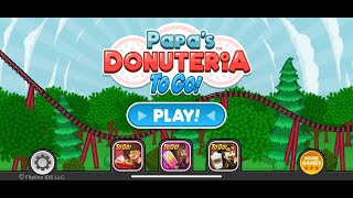 Playing Papa’s Donuteria To Go [upl. by Cuthbertson]