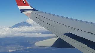 FLYING past TEIDE Volcano on Tenerife volcano teide tenerife travel canarias canary reisen [upl. by Adrial]