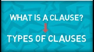 Types of Clauses  Two Main Types  Three Dependent Types  What is Clause [upl. by Libby]