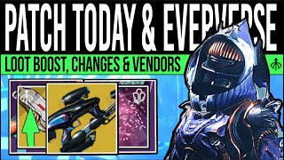 Destiny 2 NEW PATCH CHANGES amp EVERVERSE LOOT Store Update Featured Rewards Vendors 12 March [upl. by Havstad]