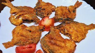 রূপচাঁদা মাছের ফ্রাই রেসিপি।। Pomfret Fry Recipe।। Rupchada Mach Fry।। [upl. by Ahsilac]