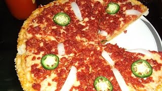 Como hacer Pizza mexicana casera FACIL [upl. by Llenhoj]