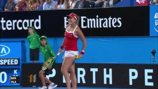 Match Highlights from MladenovicBencic RR  Mastercard Hopman Cup 2017 [upl. by Yelyac]