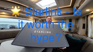 Starlink Unboxing and Installation in Our Motorhome First Impressions [upl. by Soloma]